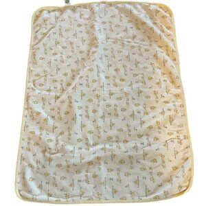 Little Me Tag-a-Long Blanket Yellow Ducks Baby Blanket Lovey Thin Knit 22x28 in